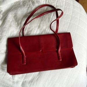 Alfani leather purse red